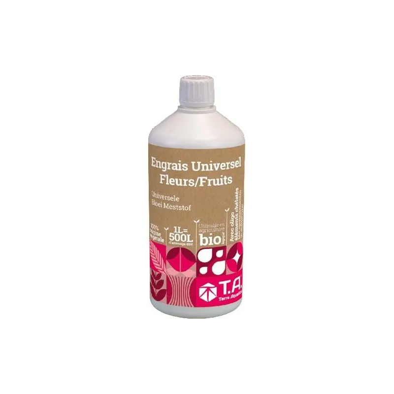 Engrais organo-minéral liquide universel Fleurs et fruits