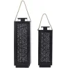 Lanterne en métal ajouré (Lot de 2)