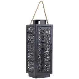 Lanterne en métal ajouré (Lot de 2)