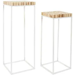 Sellette gigogne rondin (Lot de 2)