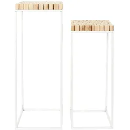 Sellette gigogne rondin (Lot de 2)