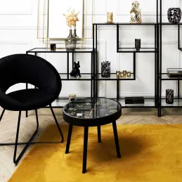 Table basse horloge silencieuse Lounge 50 cm