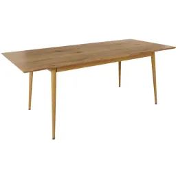 Table extensible en bois 160 x 200 cm Paxton