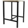 Ensemble table mange debout avec 2 tabourets Loka
