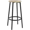 Ensemble table mange debout avec 2 tabourets Loka