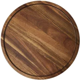 Table gigogne ronde en acacia (Lot de 2)