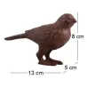 Oiseau déco en fonte