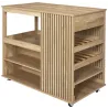 Ilot de cuisine en bois Klaus