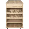 Ilot de cuisine en bois Klaus