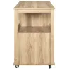 Ilot de cuisine en bois Klaus