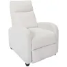 Fauteuil en tissu côtelé 3 positions ajustables Scott