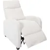 Fauteuil en tissu côtelé 3 positions ajustables Scott