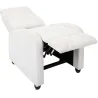 Fauteuil en tissu côtelé 3 positions ajustables Scott