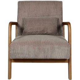 Fauteuil détente en velours côtelé Scott