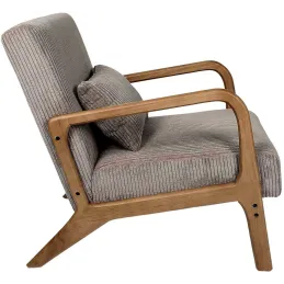 Fauteuil détente en velours côtelé Scott