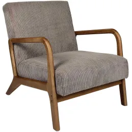 Fauteuil détente en velours côtelé Scott