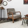 Fauteuil détente en velours côtelé Scott
