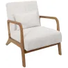Fauteuil détente en velours côtelé Scott
