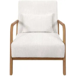 Fauteuil détente en velours côtelé Scott