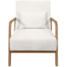 Fauteuil détente en velours côtelé Scott
