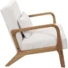 Fauteuil détente en velours côtelé Scott