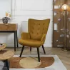 Fauteuil en velours côtelé Giulia