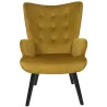 Fauteuil en velours côtelé Giulia