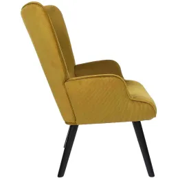 Fauteuil en velours côtelé Giulia