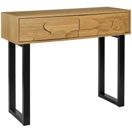 Console en mdf et métal Calypso