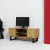 Meuble tv en bois et métal Calypso
