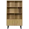 Bibliothèque en mdf et métal Calypso