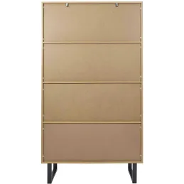 Bibliothèque en mdf et métal Calypso