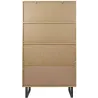 Bibliothèque en mdf et métal Calypso