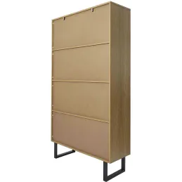 Bibliothèque en mdf et métal Calypso