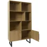 Bibliothèque en mdf et métal Calypso