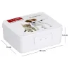Boîte de rangement Q-line Boîte avec clip motif animaux