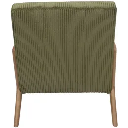 Fauteuil en velours côtelé Scott