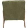 Fauteuil en velours côtelé Scott