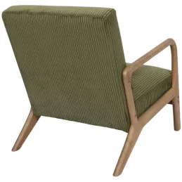 Fauteuil en velours côtelé Scott