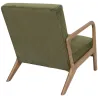 Fauteuil en velours côtelé Scott