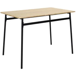 Table repas en bois et métal Loka