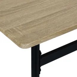 Table repas en bois et métal Loka