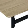 Table repas en bois et métal Loka