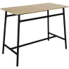 Table mange debout en bois et métal Loka