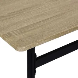 Table mange debout en bois et métal Loka
