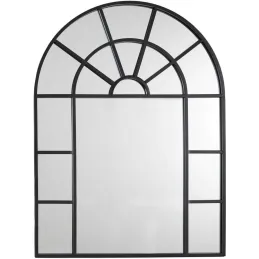 Miroir fenêtre en métal 60 x 80 cm