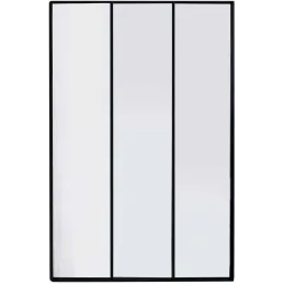 Miroir atelier en métal et verre XL