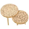 Table gigogne rondin en bois 40 cm