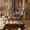Fauteuil en polyuréthane patchwork Helsinki