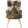 Fauteuil en polyuréthane patchwork Helsinki